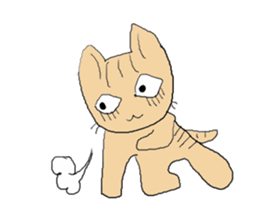 Love, healing tabby 1 sticker #4190975