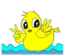 Love, healing chicks 2 sticker #4191140