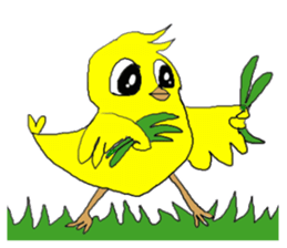 Love, healing chicks 2 sticker #4191148