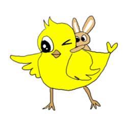 Love, healing chicks 2 sticker #4191150