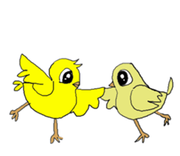 Love, healing chicks 2 sticker #4191156