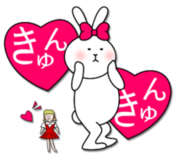 Rabbit's [mimiko] Lovely, happy ver. sticker #4191257