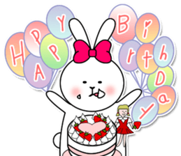 Rabbit's [mimiko] Lovely, happy ver. sticker #4191263