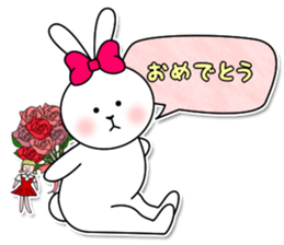 Rabbit's [mimiko] Lovely, happy ver. sticker #4191264