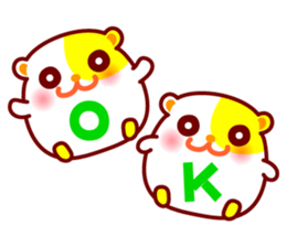 Together with hamsters sticker #4191338
