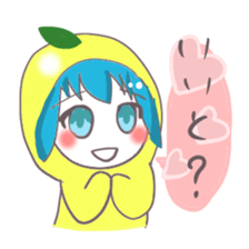 Kumamoto Citrus girl sticker #4192178