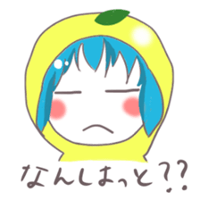 Kumamoto Citrus girl sticker #4192181
