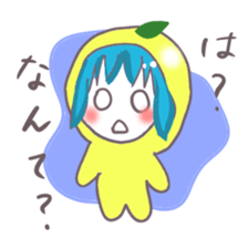 Kumamoto Citrus girl sticker #4192185