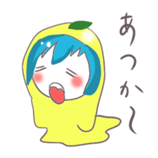 Kumamoto Citrus girl sticker #4192196