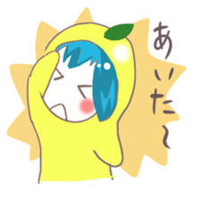 Kumamoto Citrus girl sticker #4192208