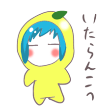 Kumamoto Citrus girl sticker #4192210