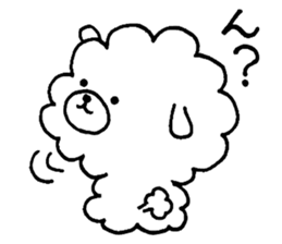 mofumofu dog sticker #4192759