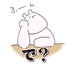 Bear & turtle sticker #4193111