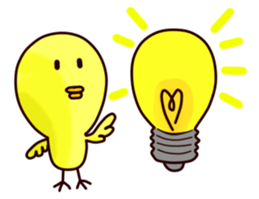 Chicky lamp sticker #4193157