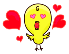 Chicky lamp sticker #4193158