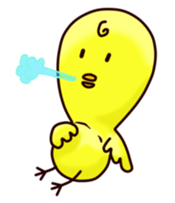 Chicky lamp sticker #4193166