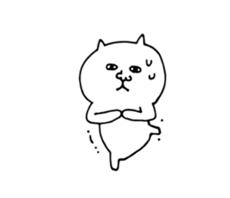 Cat Yoga lovers Yogini stickers vol.04 sticker #4193215