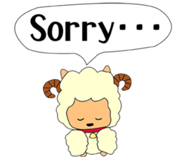 i am little sheep sticker #4193586