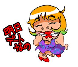 Japanese Lady Man sticker #4193852