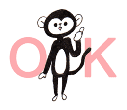 Monkey! sticker #4193976
