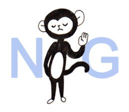 Monkey! sticker #4193977