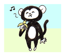 Monkey! sticker #4193982