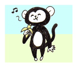 Monkey! sticker #4193982