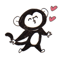 Monkey! sticker #4193987