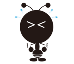 The murmur of a worker ant. sticker #4196108