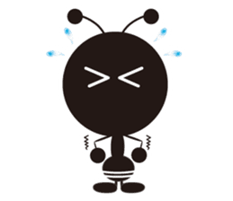 The murmur of a worker ant. sticker #4196108