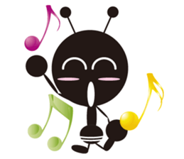 The murmur of a worker ant. sticker #4196118