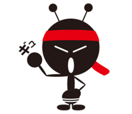 The murmur of a worker ant. sticker #4196120