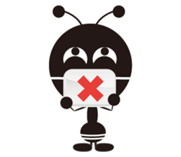 The murmur of a worker ant. sticker #4196126