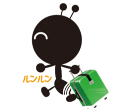 The murmur of a worker ant. sticker #4196132