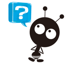 The murmur of a worker ant. sticker #4196135