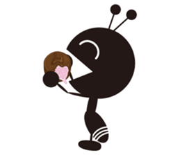 The murmur of a worker ant. sticker #4196141