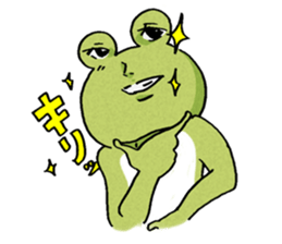 The frog that the tongues evolved sticker #4196832