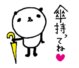 Every day of a panda in June sticker #4196965