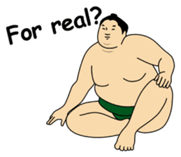 A cute Sumo wrestler 2 (English) sticker #4197568