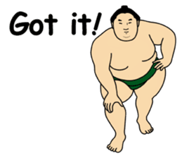 A cute Sumo wrestler 2 (English) sticker #4197572