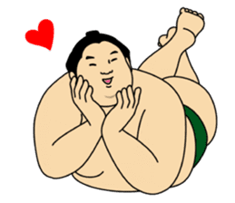 A cute Sumo wrestler 2 (English) sticker #4197576