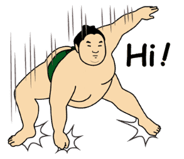 A cute Sumo wrestler 2 (English) sticker #4197578
