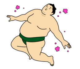 A cute Sumo wrestler 2 (English) sticker #4197581