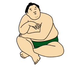 A cute Sumo wrestler 2 (English) sticker #4197584
