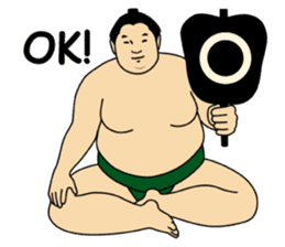 A cute Sumo wrestler 2 (English) sticker #4197588