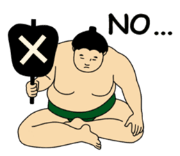A cute Sumo wrestler 2 (English) sticker #4197589