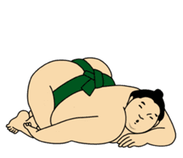 A cute Sumo wrestler 2 (English) sticker #4197590