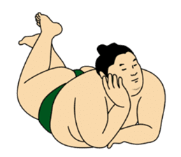 A cute Sumo wrestler 2 (English) sticker #4197592