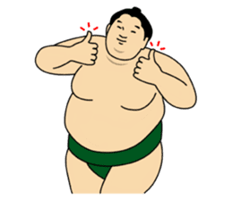 A cute Sumo wrestler 2 (English) sticker #4197595