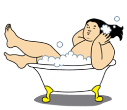 A cute Sumo wrestler 2 (English) sticker #4197596